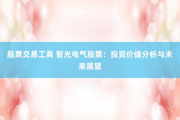 股票交易工具 智光电气股票：投资价值分析与未来展望