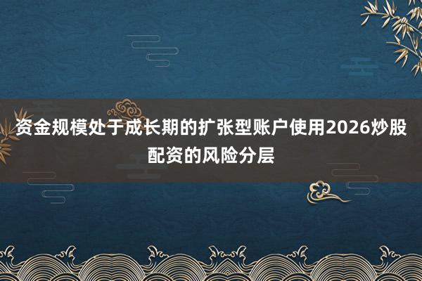 资金规模处于成长期的扩张型账户使用2026炒股配资的风险分层